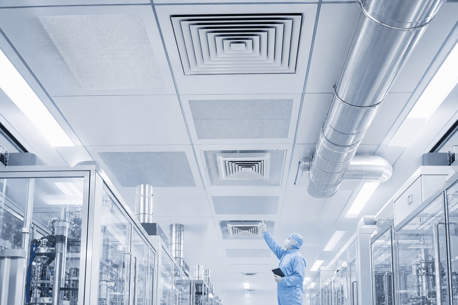 香港無塵車間 HVAC 暖通空調系統 送回風佈局與壓差梯度控制 | Hong Kong Clean Room HVAC Air Supply Return Layout and Pressure Gradient Control