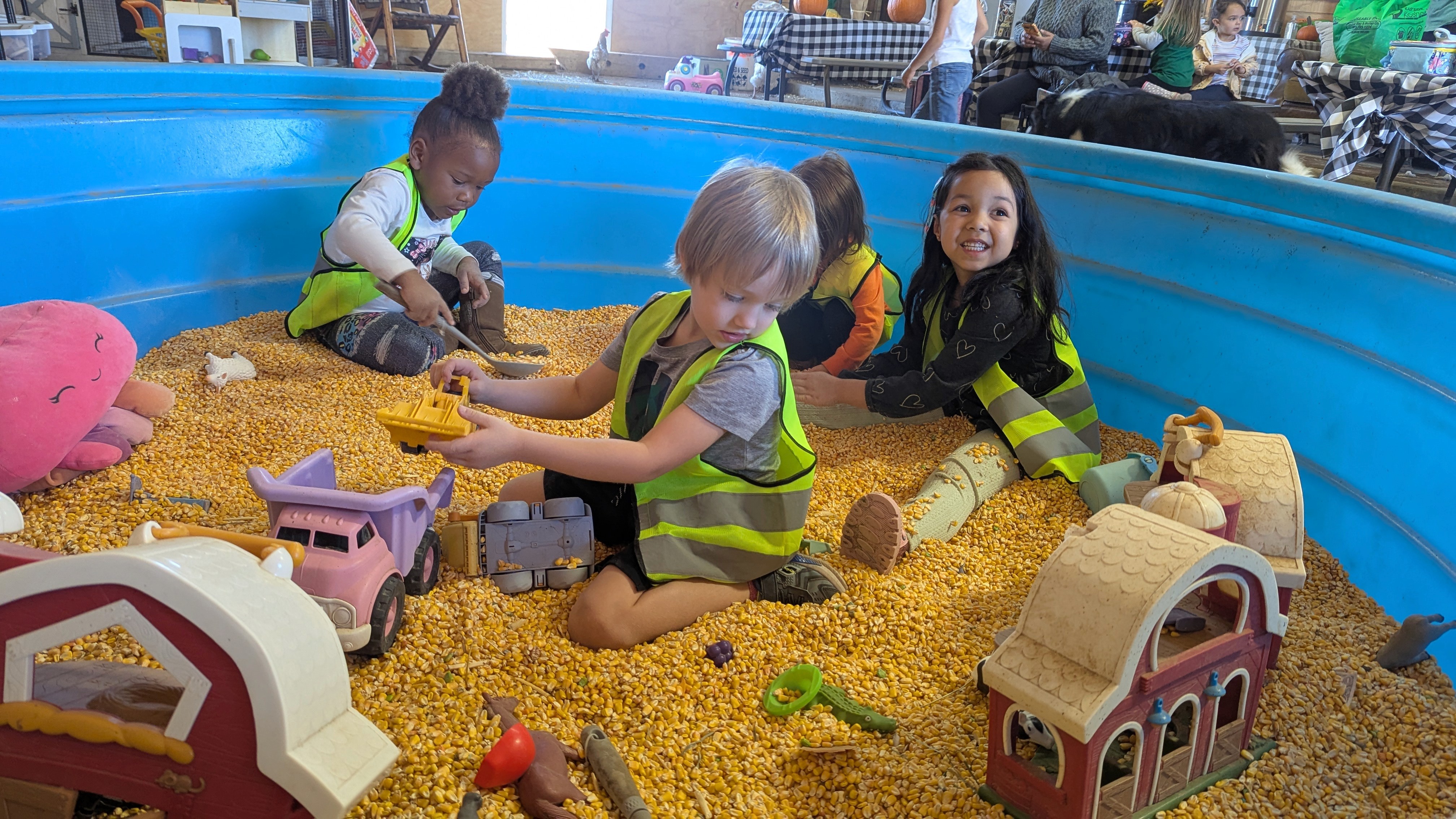 a child is drawing on a piece of paper