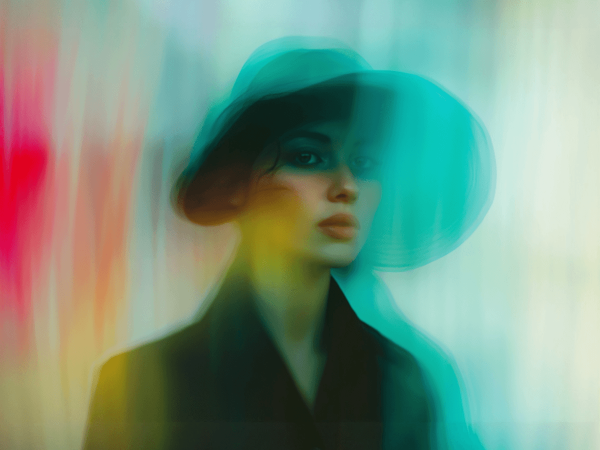 Dreamy Woman Portrait