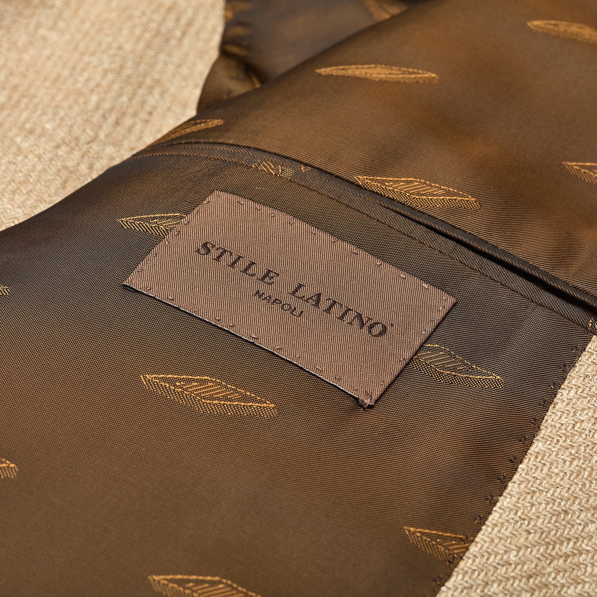 Vincenzo Dark Beige Jacket - Mandelli UK