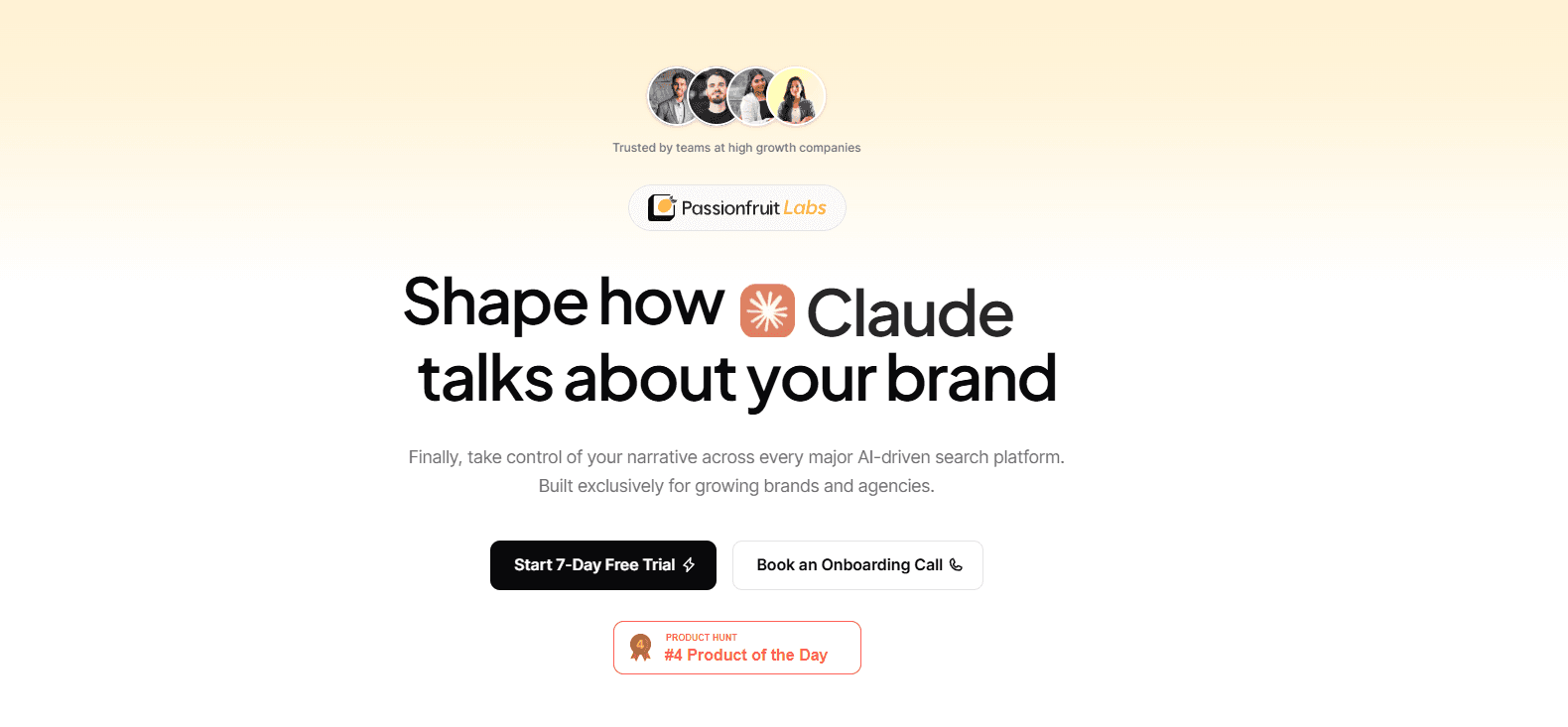 Passionfruit Labs – Best for Revenue-Driven AI Visibility