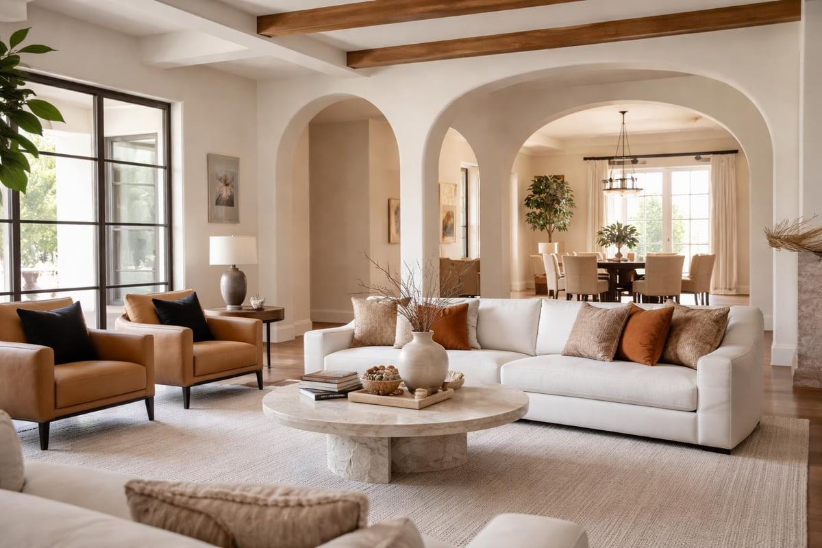 Luxury staging design elements