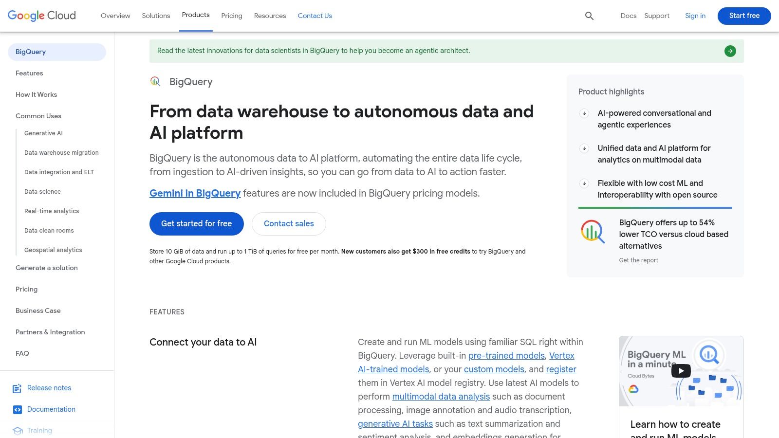 Google Cloud BigQuery