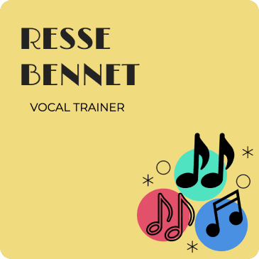 Yellow music poster template