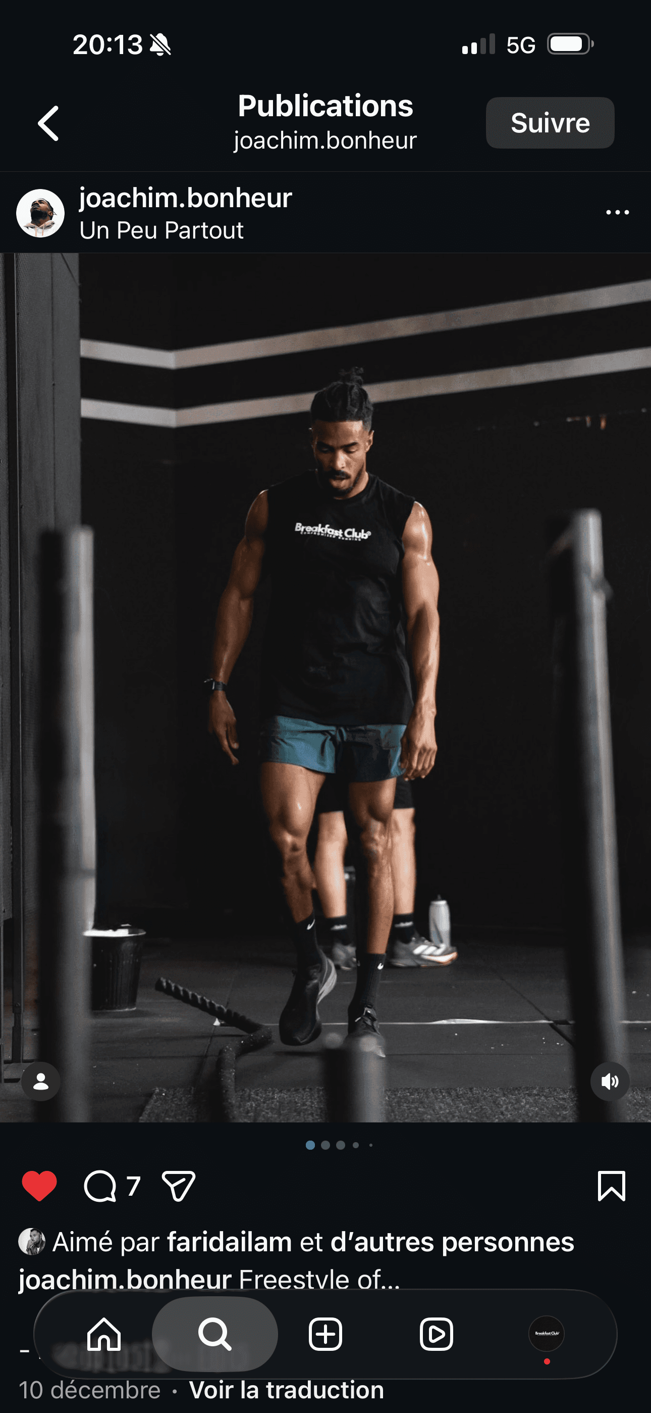 image of a lady in a blue puffer jacket