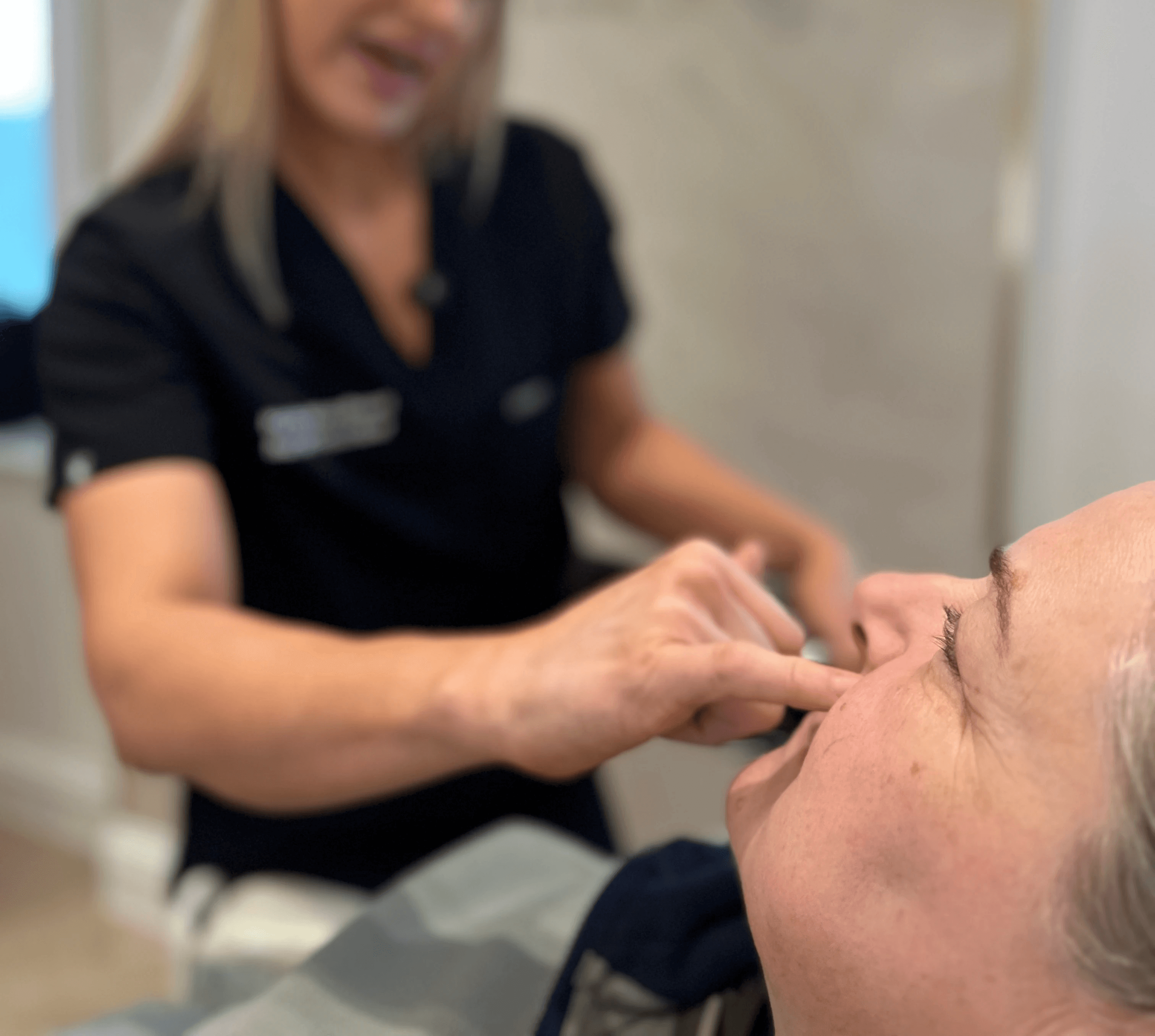 a room with a desk and a chair