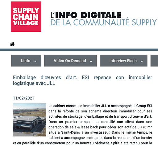 Supply chain village article