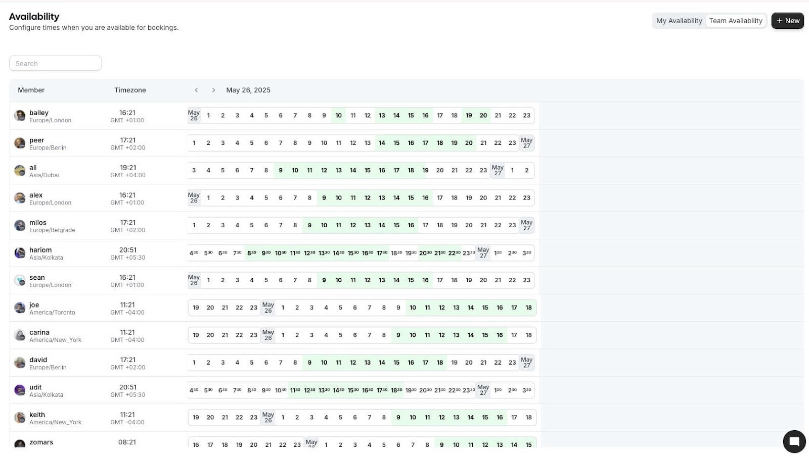 Syncing multiple calendars to create a unified view