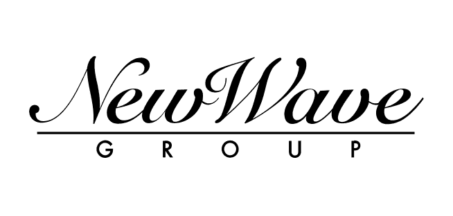New wave group logotype black