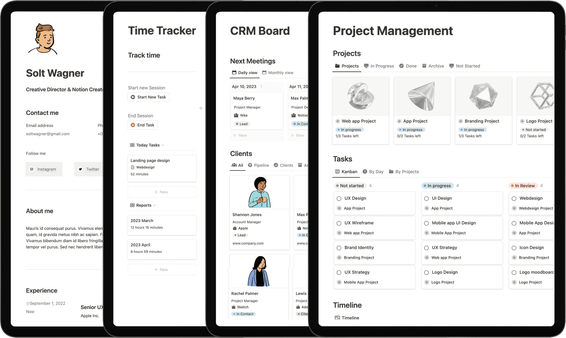 Notion Starter Kit Templates