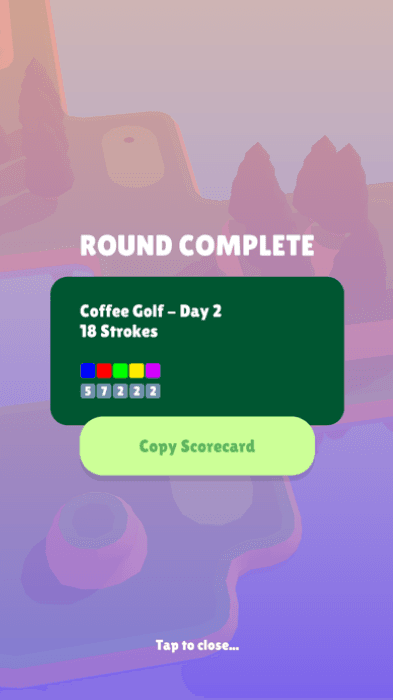 Coffee Golf Screenshot 01