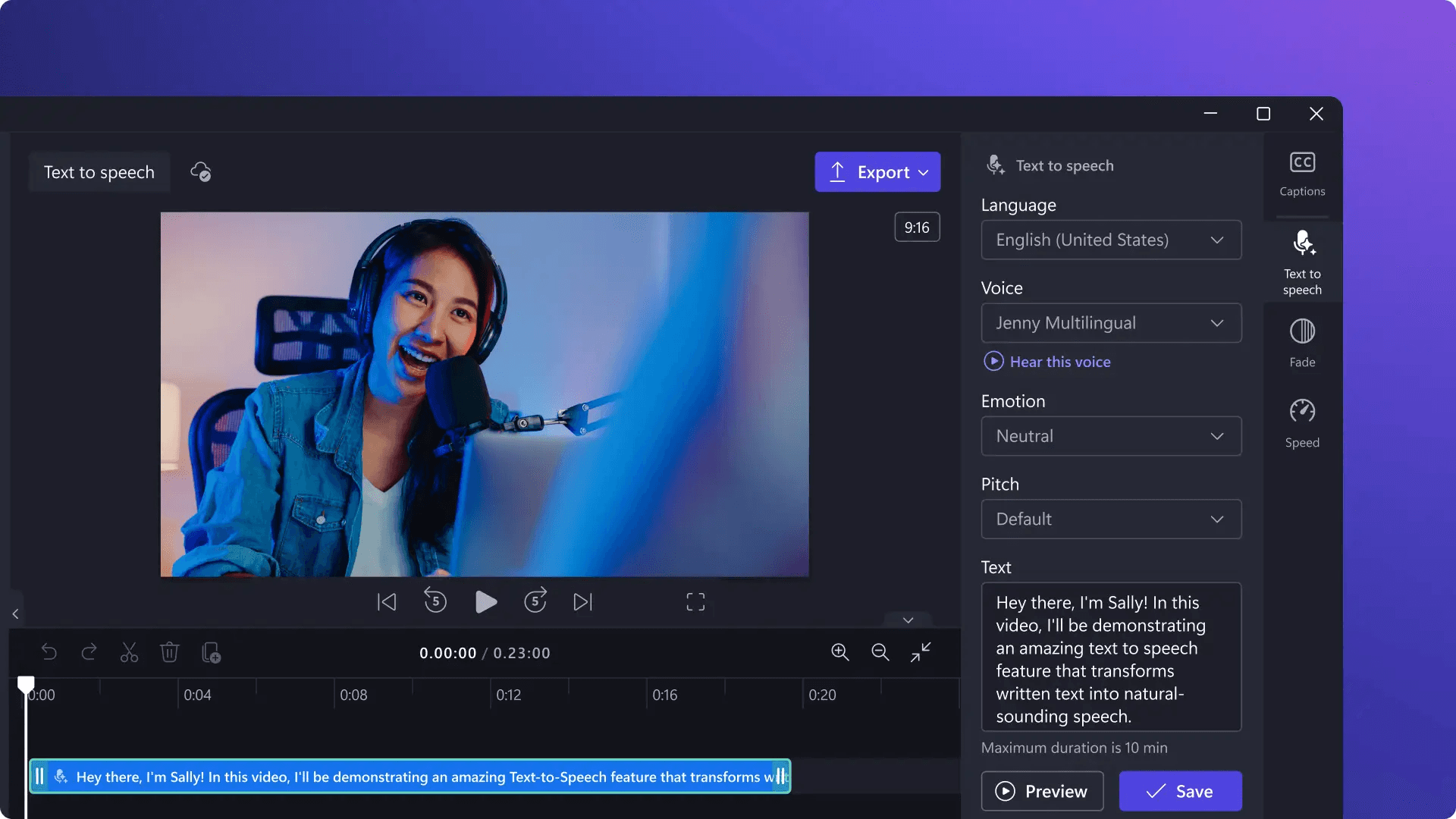 Video editing software with text-to-speech - Wellsaid Labs Alternative