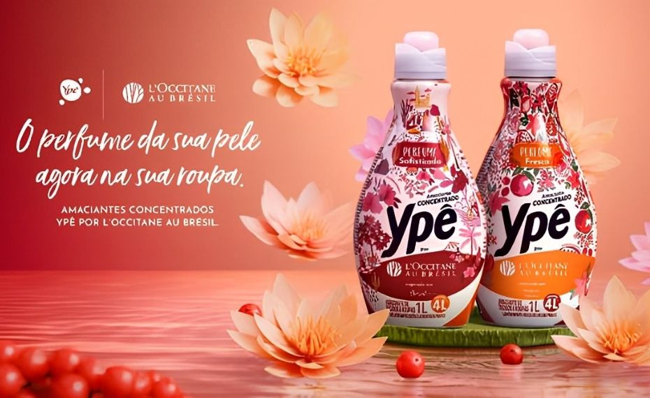 Ypê e L’Occitane au Brésil criam collab que leva perfumaria fina à lavanderia