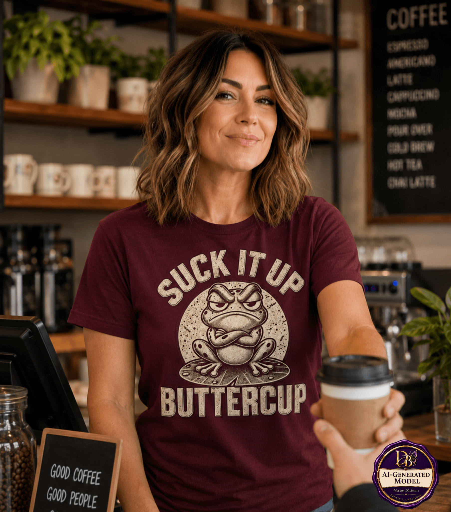 Suck It Up Buttercup Frog Tee