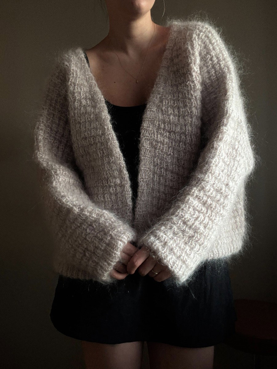 Swan cardigan knitting pattern, photo 2