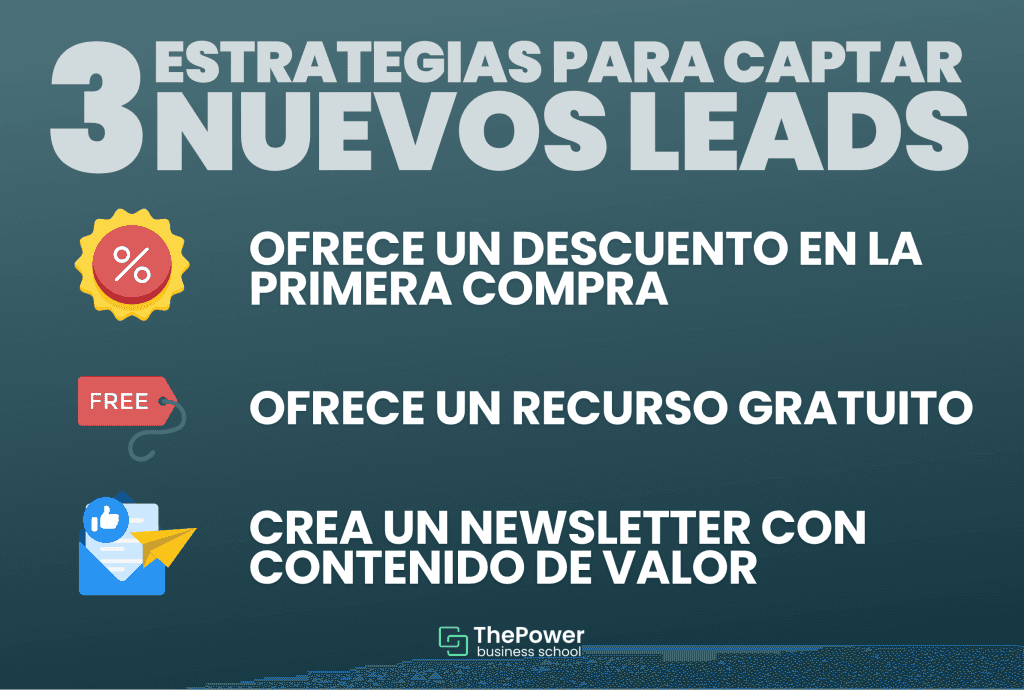 3 estrategias para captar nuevos leads