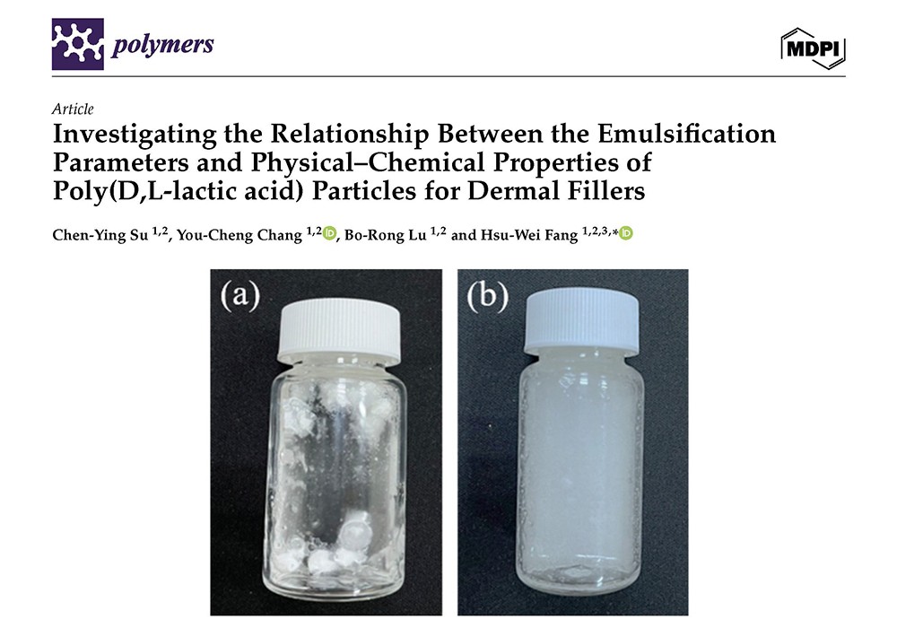 [Investigating the Relationship Between the EmulsificationParameters and Physical–Chemical Properties of Poly(D,L-lactic acid) Particles for Dermal Fillers]