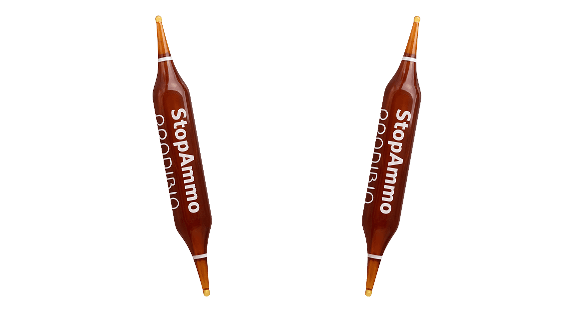 Bottle of skin care product