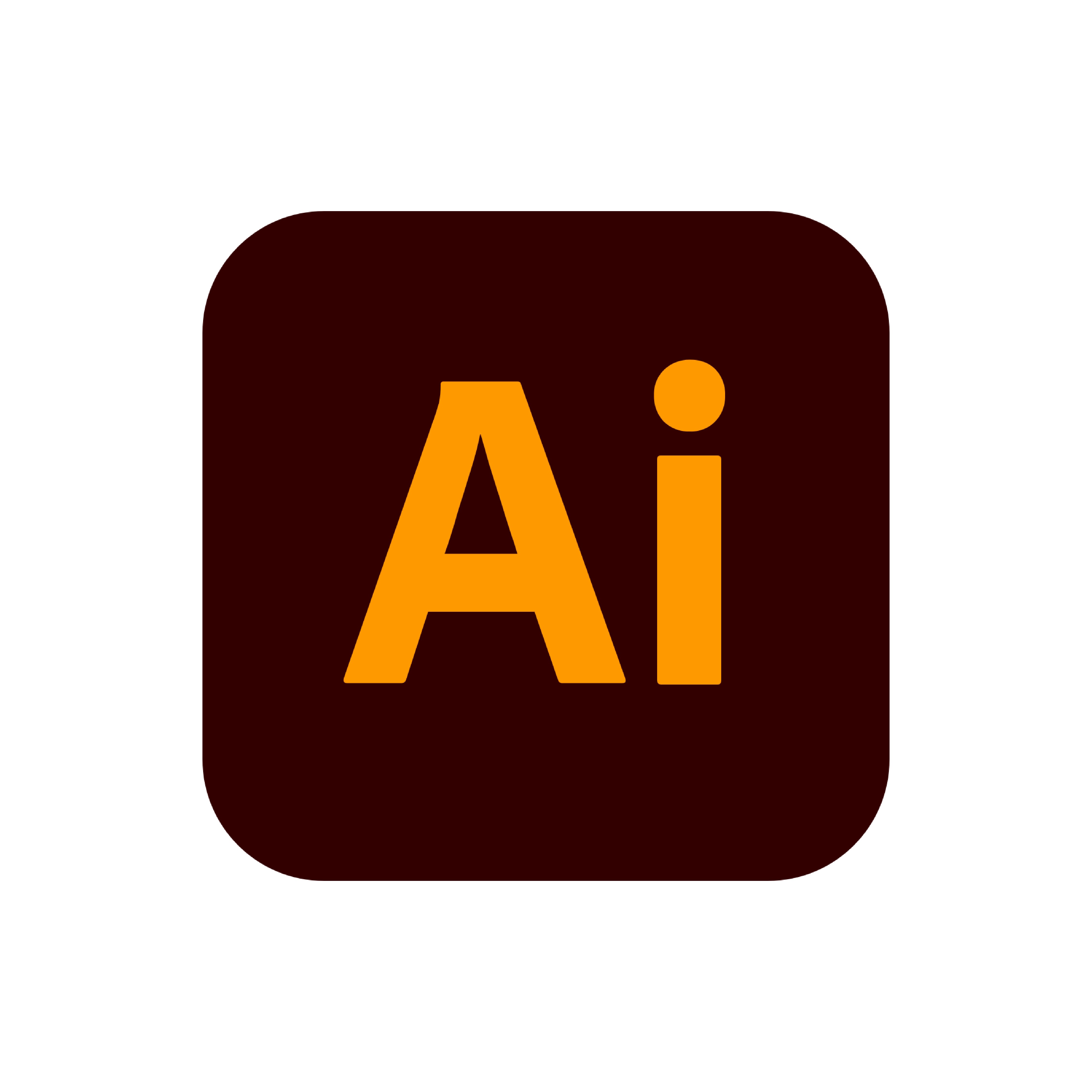 Illustrator logo on brown, for Casa Verde framer template design.