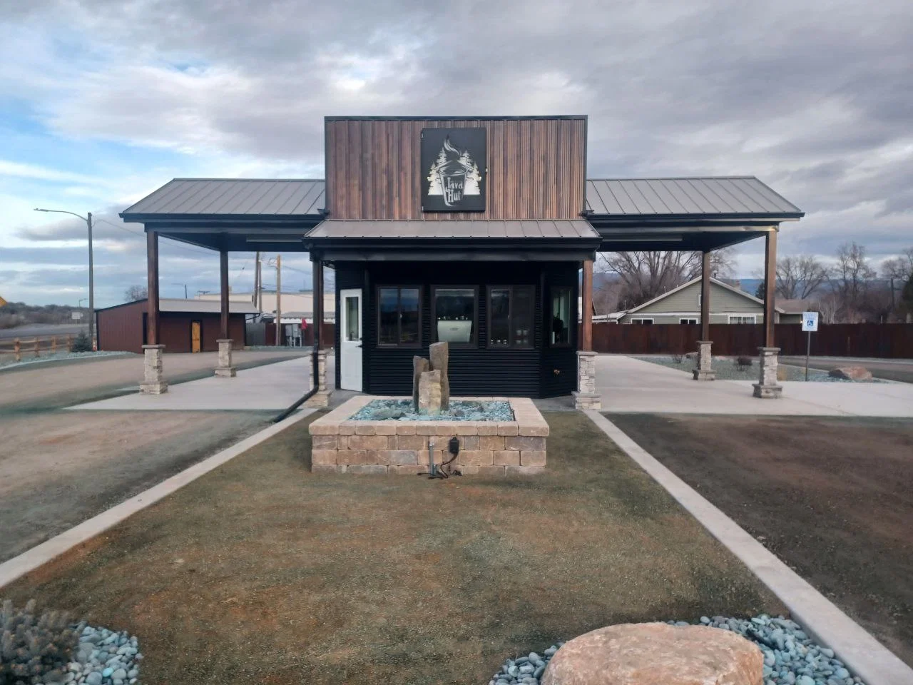 Light commercial building drafting project — Java Hut coffee shop Western Slope Colorado