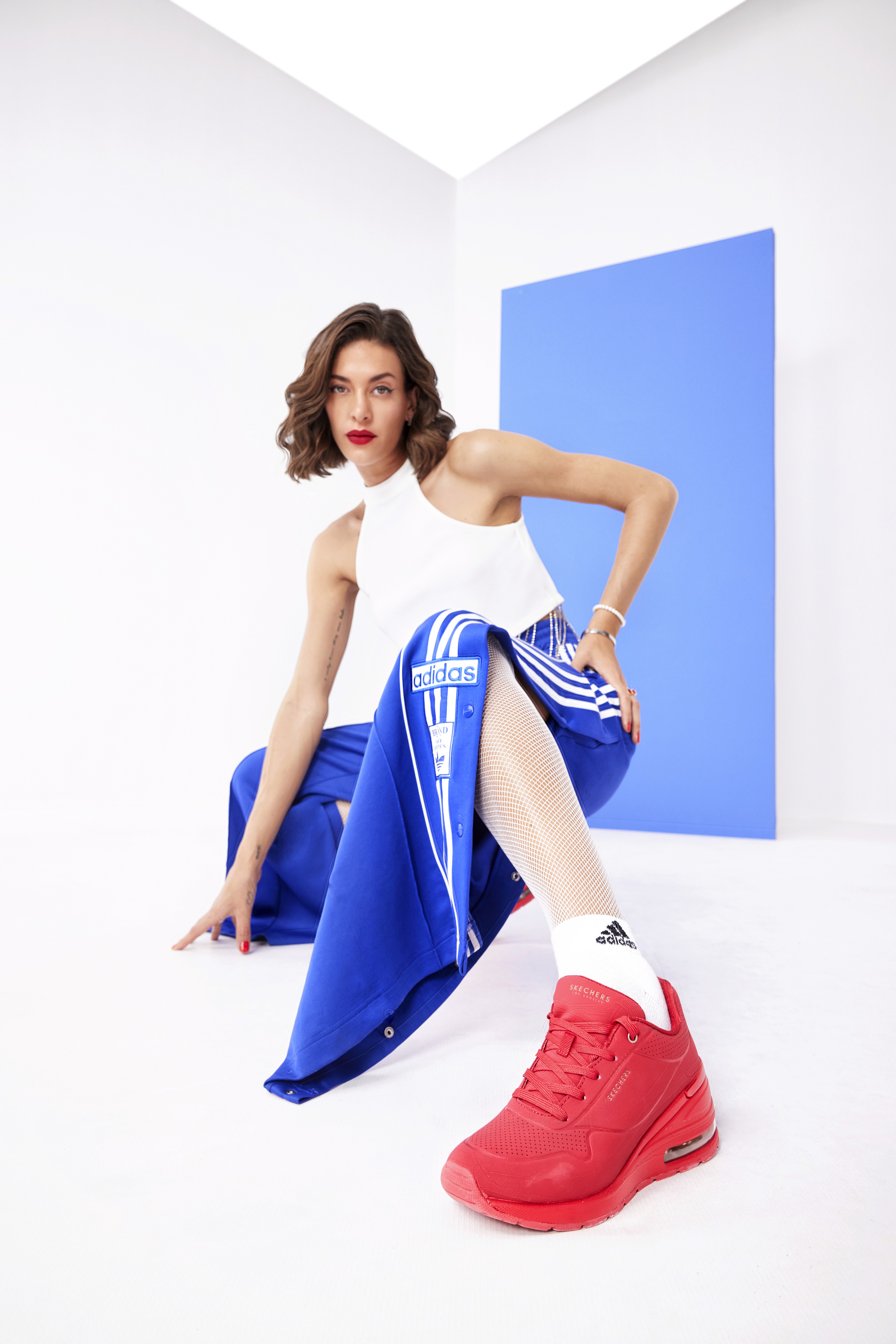 Friends laughing and posing inside a car