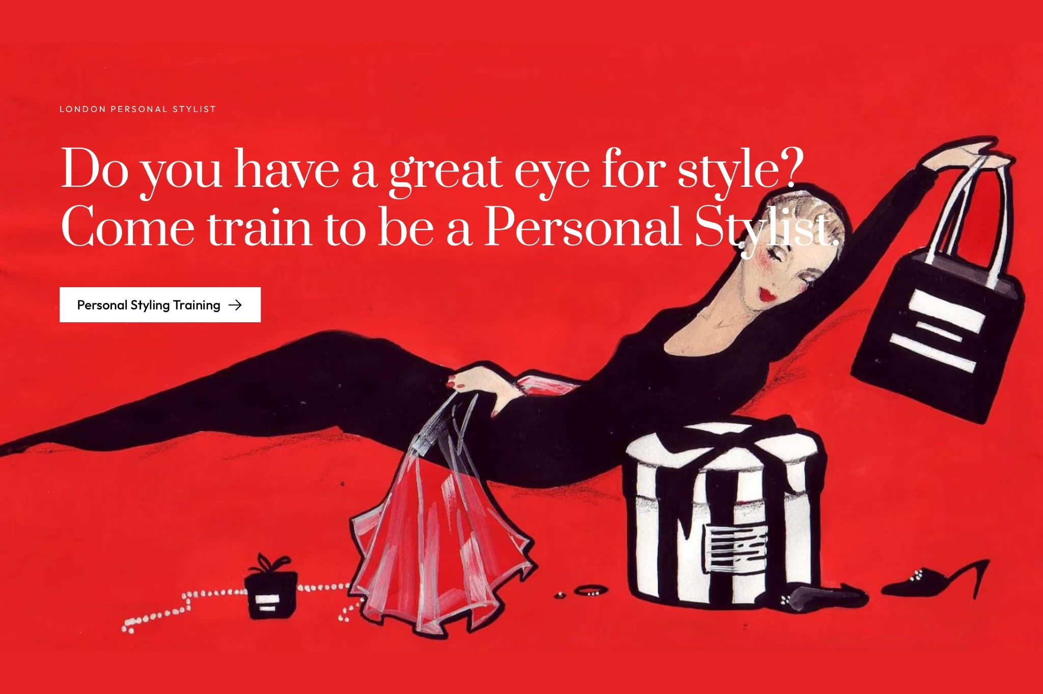 Gabrielle Teare personal stylist website design and branding