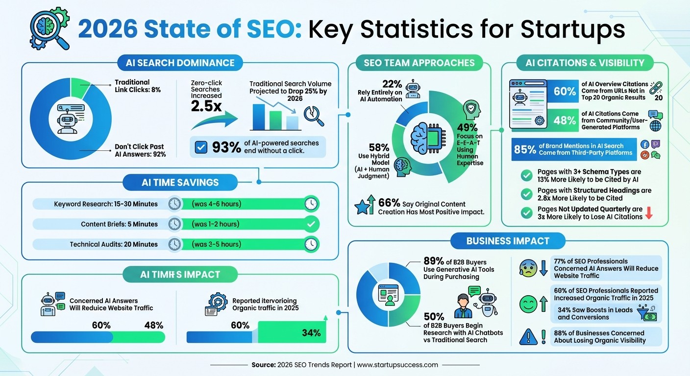 2026 SEO Statistics: AI Search Impact on Startups