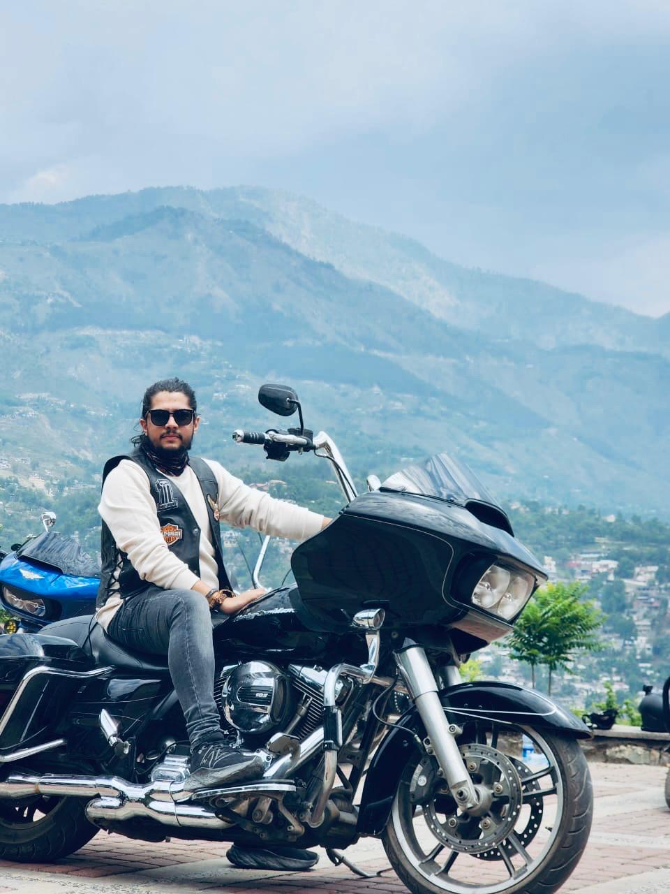 a man smiling for the camera