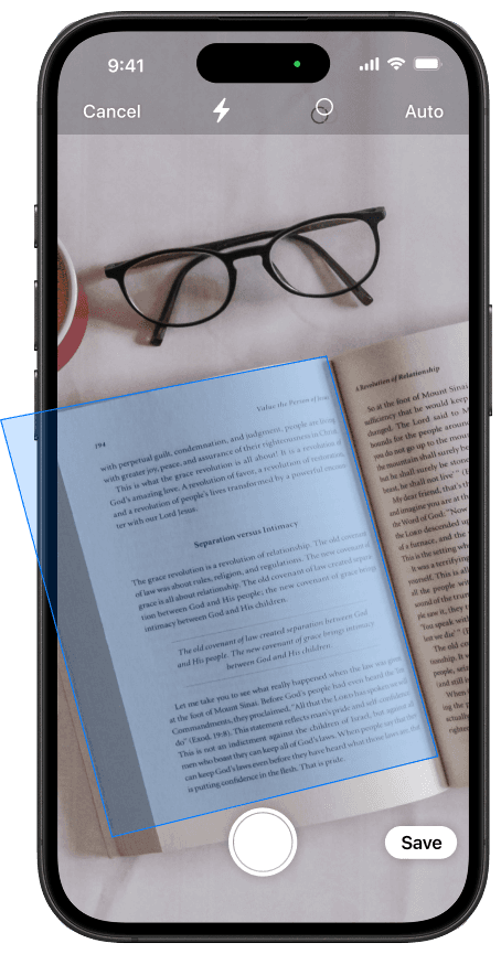 Scan and manage documents