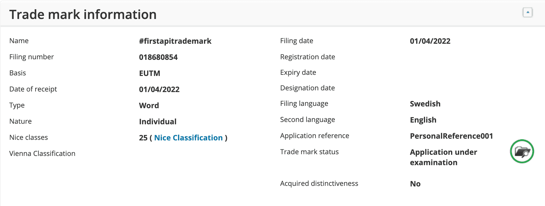 First API filed EUIPO trademark #firstapitrademark!