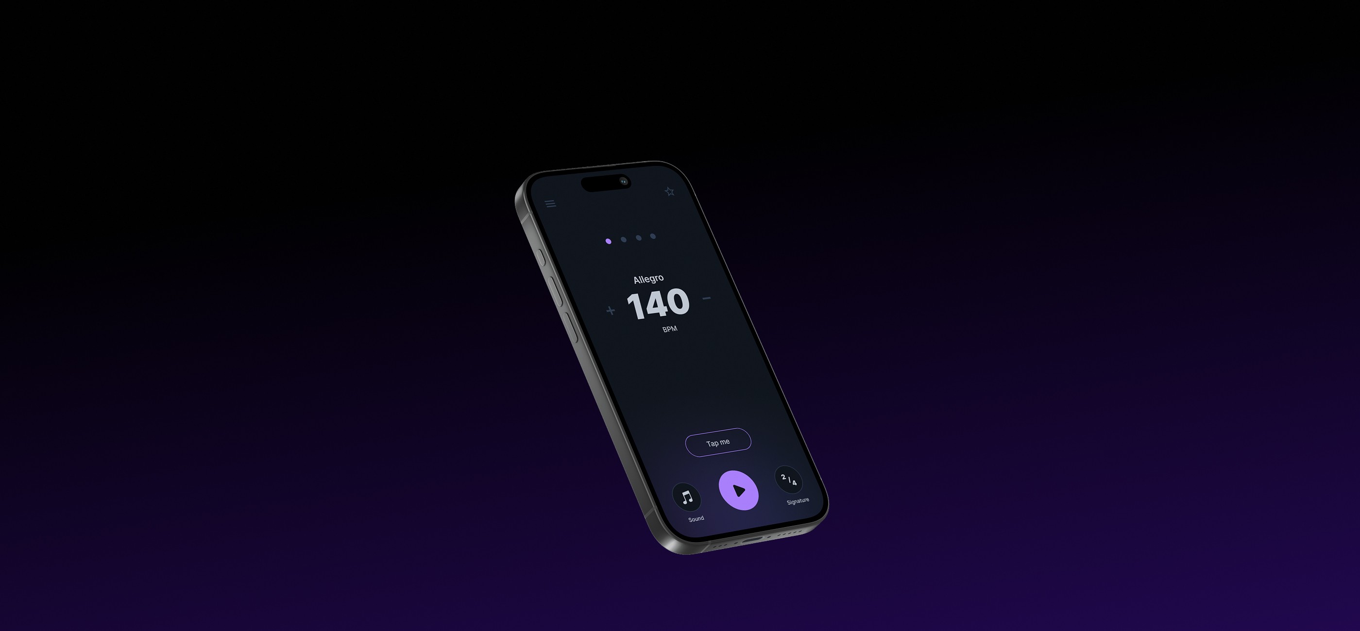 Telefon zobrazující prostředí aplikace MTRNM