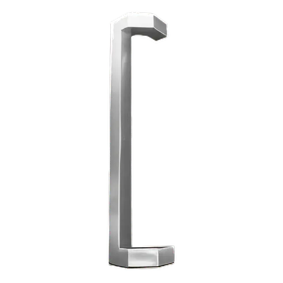 'The Contemporary’ handle design option for Windoor 8100 sliding glass door, featuring a sleek, modern look that enhances the door’s aesthetic appeal.