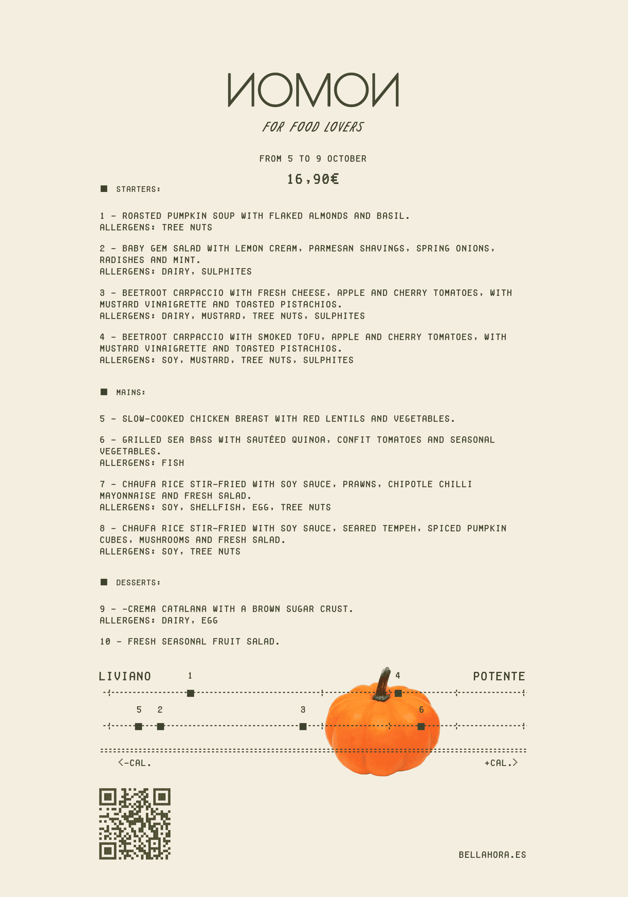 Menu Semanal