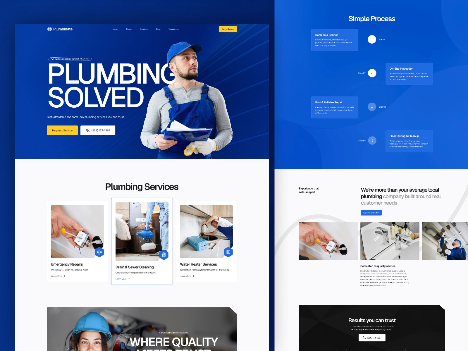 Plumbmate — 极简动效建筑空间网站设计灵感