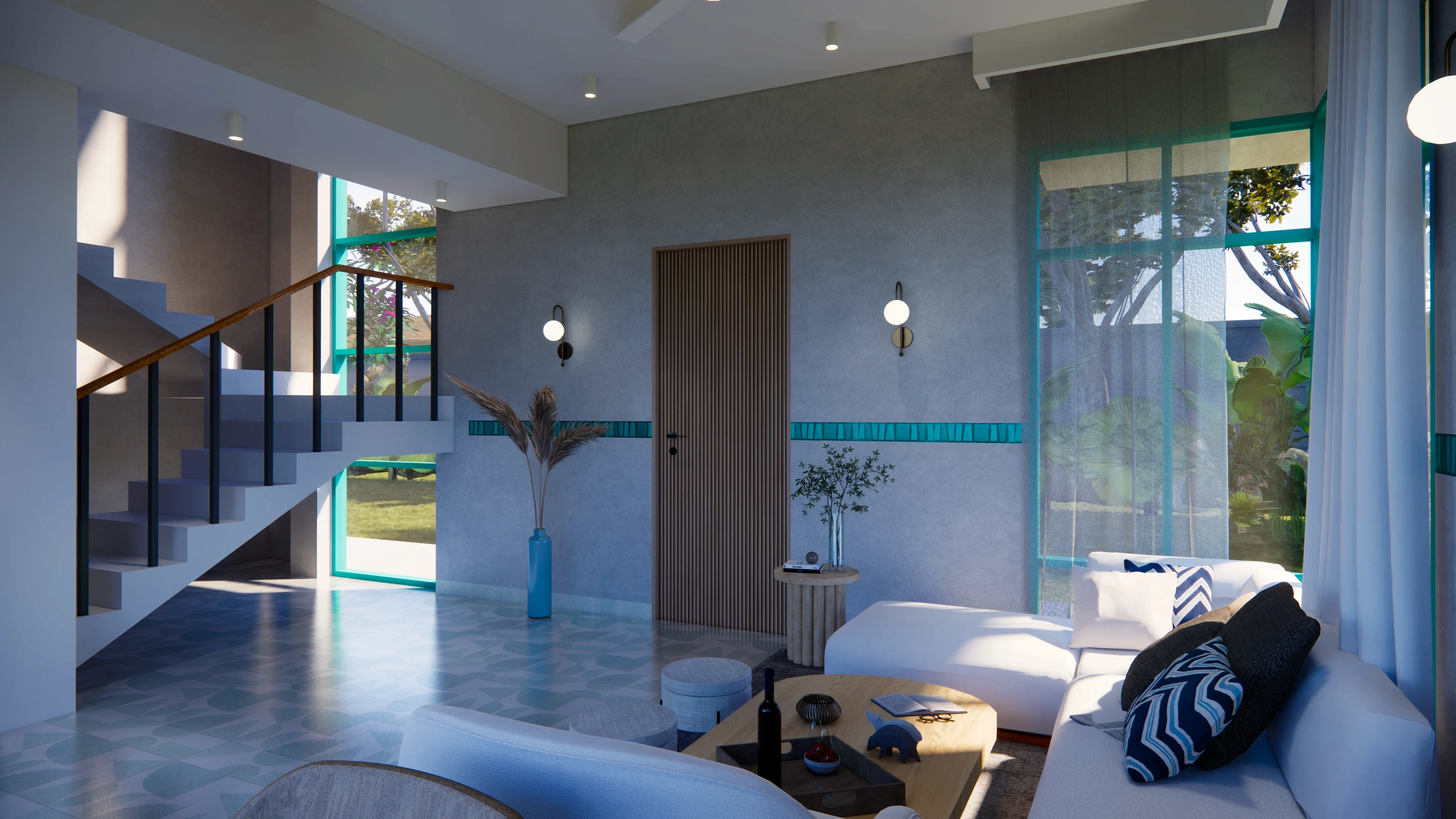 Image of a modern interior design space.
