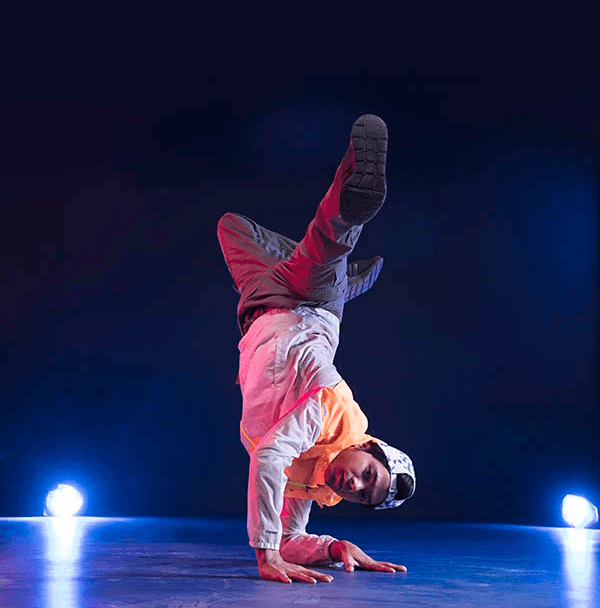 Girl is holding a flower