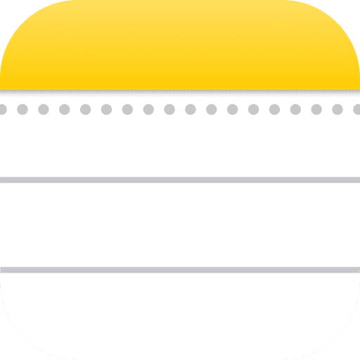 Apple Notes Logo