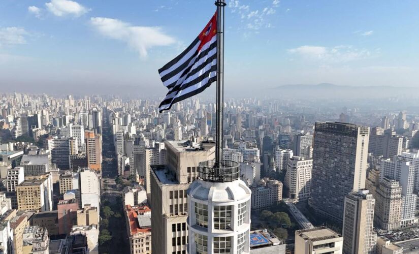 Foto da Bandeira de São Paulo