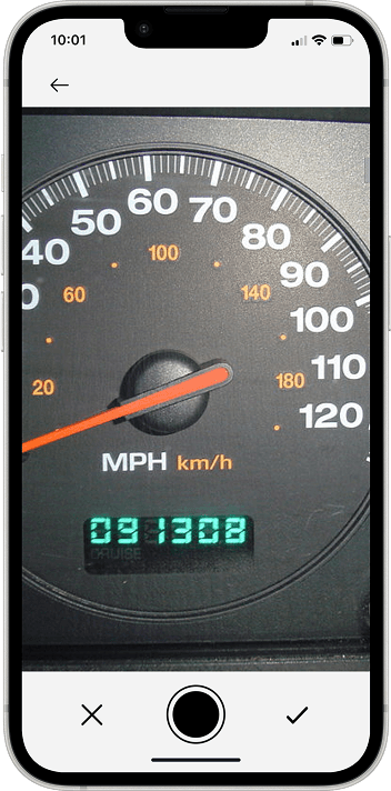 Driver App — odometer camera