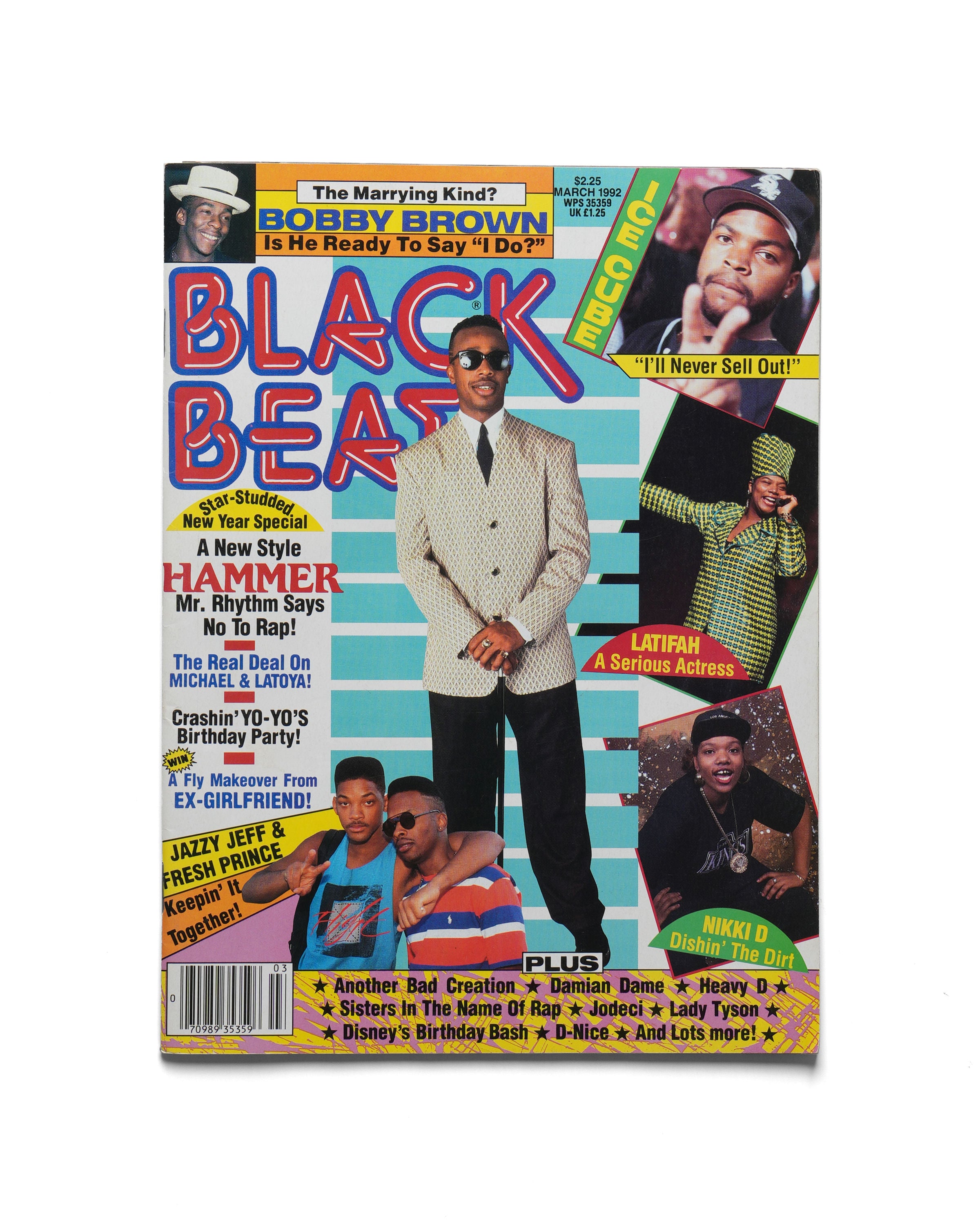 Black Beat - March 1992 - Front Cover