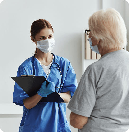 Doctors with Patients