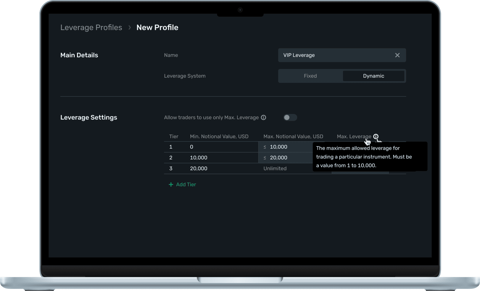 Maximum Leverage Definition