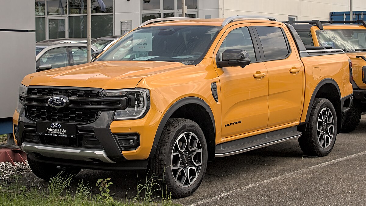 A new Ford Ranger parked in an Australian suburb, symbolising rising car debt and the growing cost of vehicle ownership in Australia.