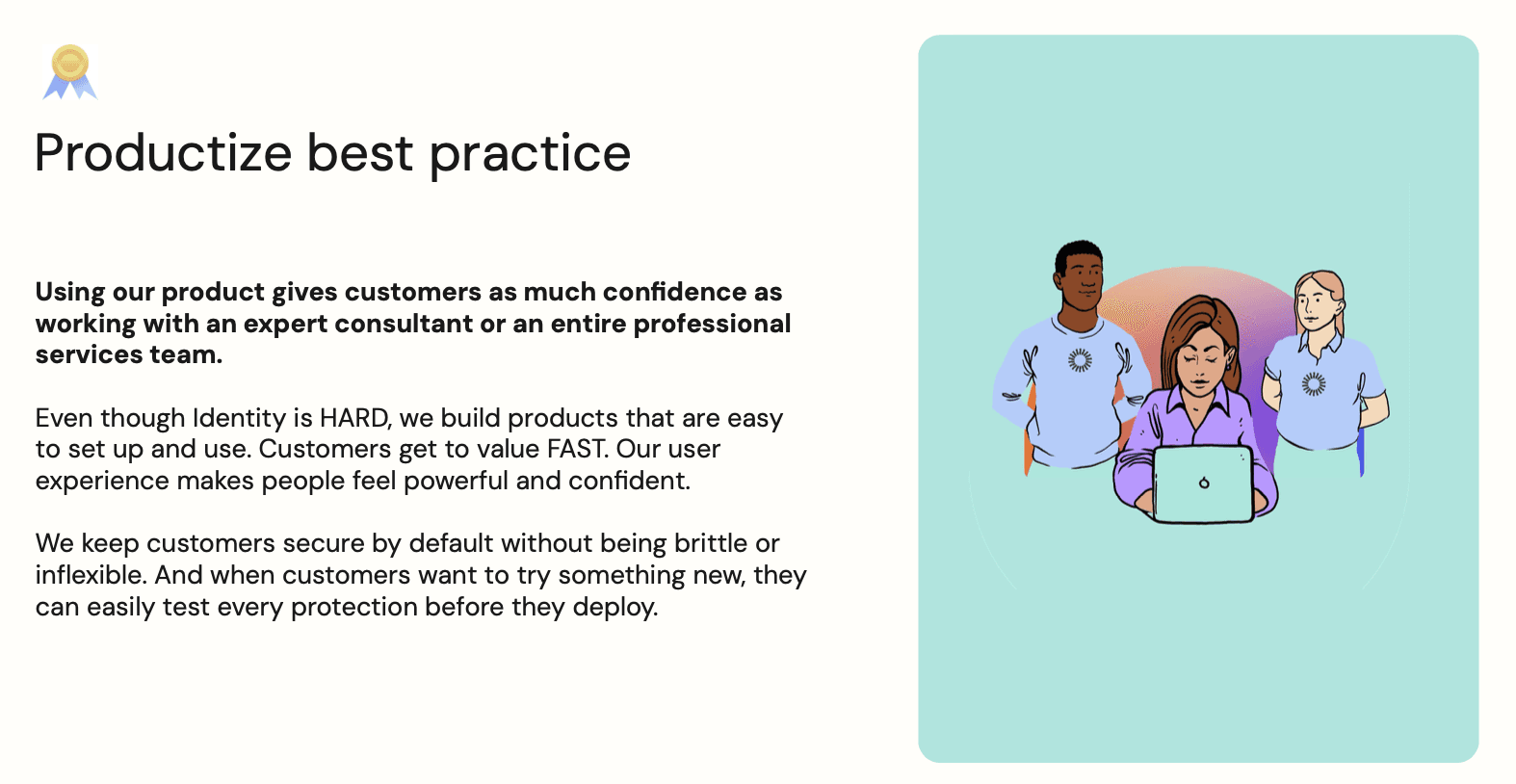 productize best practice