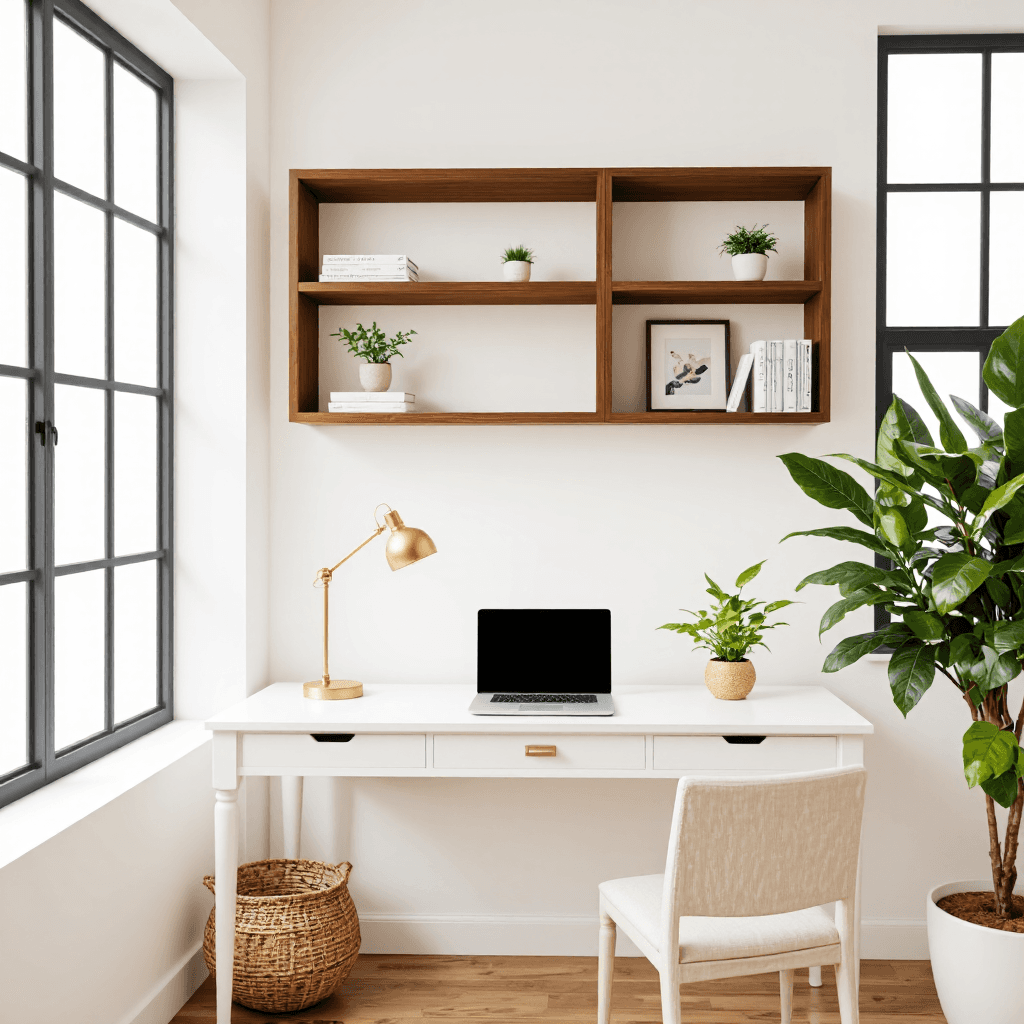 product photography of Home office setup