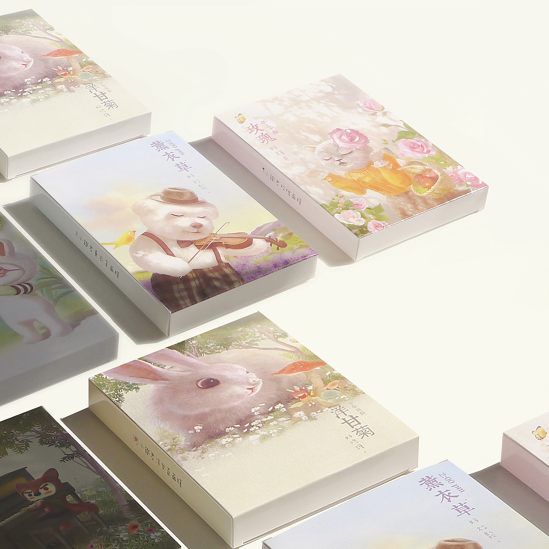 ZKOZKOHI 角色面膜商品與包裝系列