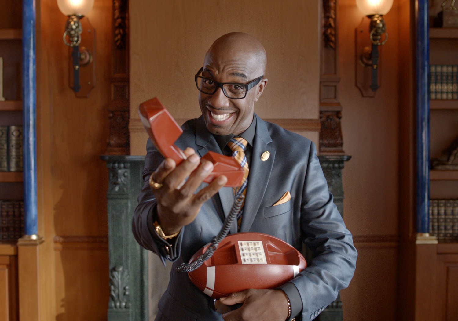 JB Smoove handing you a football phone