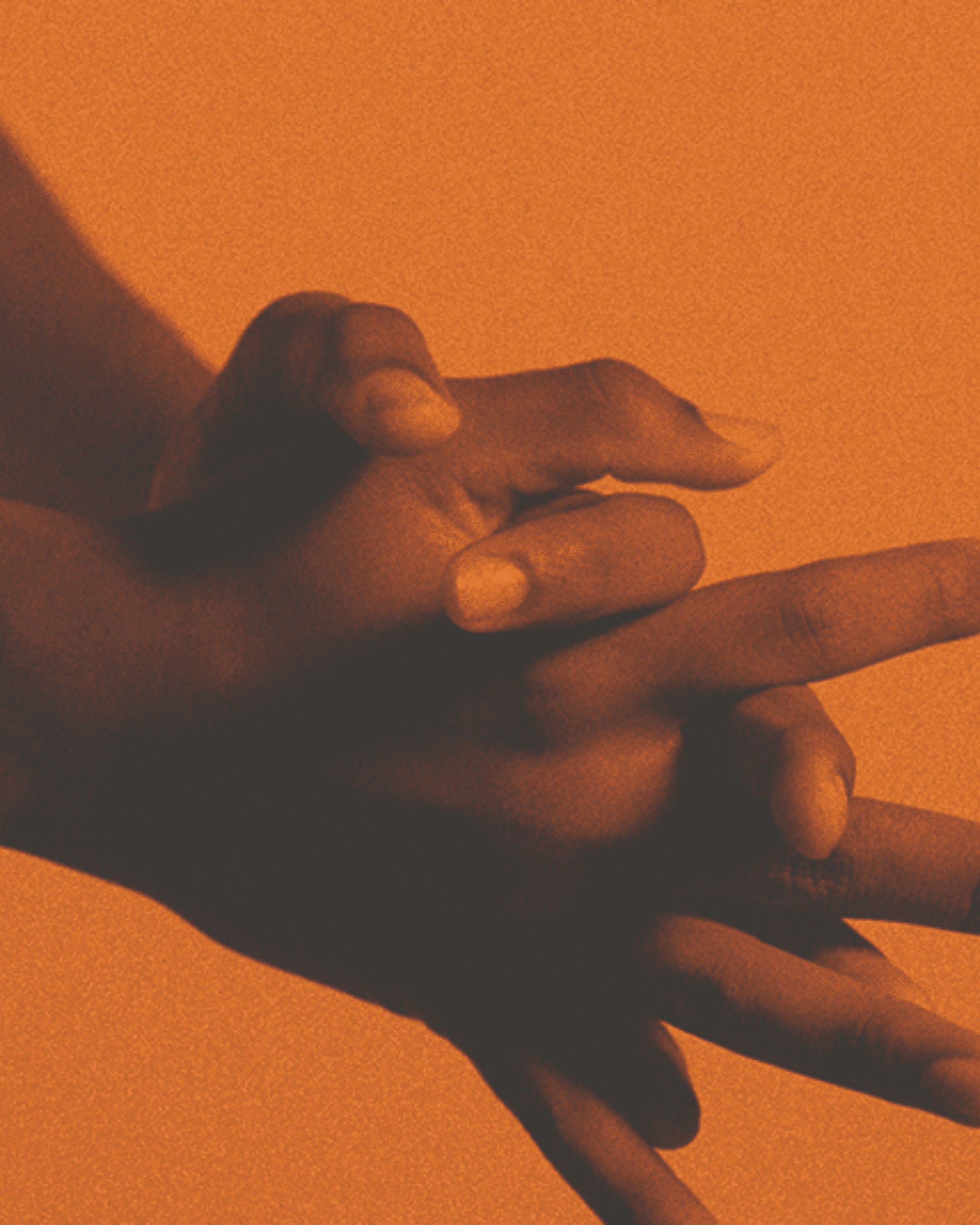clasped hands