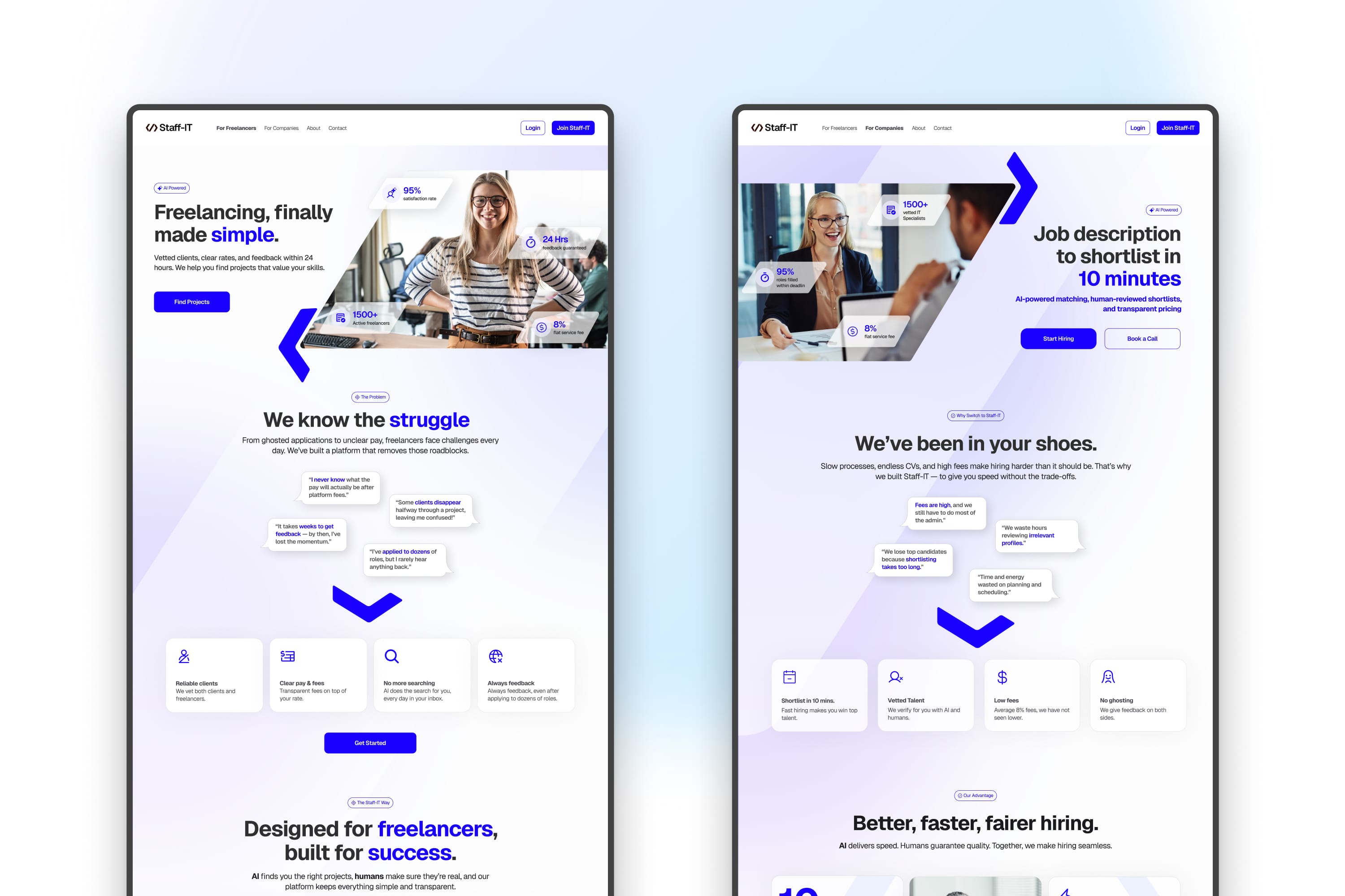 Streetside billboard with flyposters of the Batch.Works brand and illustrations