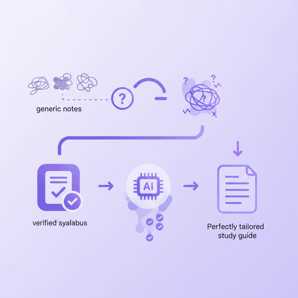 Generating accurate flashcards from verified course syllabi vs crowdsourced errors